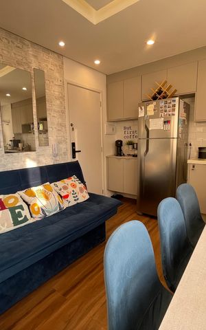 Apartamento à venda com 27m², 1 quarto e sem vaga Apartamento à venda com 27m², 1 quarto e sem vagaSala
