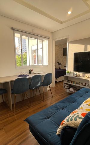 Apartamento à venda com 27m², 1 quarto e sem vaga Apartamento à venda com 27m², 1 quarto e sem vagaSala