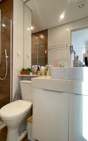 Apartamento à venda com 27m², 1 quarto e sem vaga Apartamento à venda com 27m², 1 quarto e sem vagaBanheiro