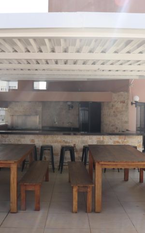 Studio à venda com 30m², 1 quarto e sem vagaTerraço - Churrasqueira
