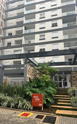 Studio à venda com 40m², 1 quarto e 1 vagaFachada
