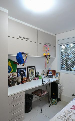 Apartamento à venda com 138m², 3 quartos e 2 vagasQuarto 2