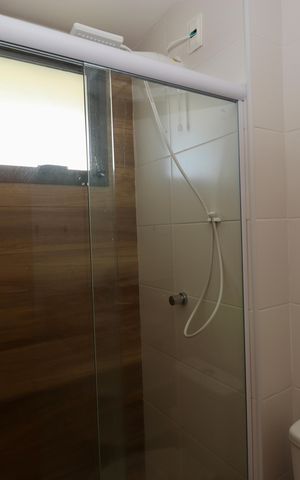 Studio para alugar com 22m², 1 quarto e 2 vagas Studio para alugar com 22m², 1 quarto e 2 vagasBanheiro