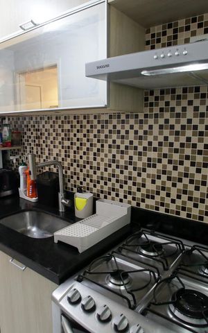 Apartamento à venda com 57m², 2 quartos e 1 vagaCozinha