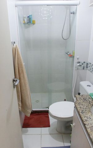 Apartamento à venda com 57m², 2 quartos e 1 vagaBanheiro da Suíte