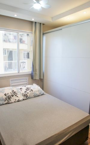 Apartamento à venda com 57m², 2 quartos e 1 vagaQuarto 2