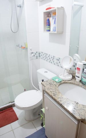 Apartamento à venda com 57m², 2 quartos e 1 vagaBanheiro da Suíte