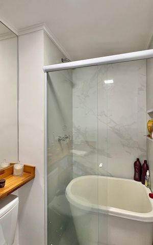 Apartamento à venda com 70m², 2 quartos e 1 vaga Apartamento à venda com 70m², 2 quartos e 1 vagaBanheiro da Suíte