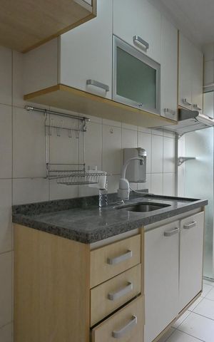 Apartamento para alugar com 52m², 2 quartos e 2 vagasCozinha