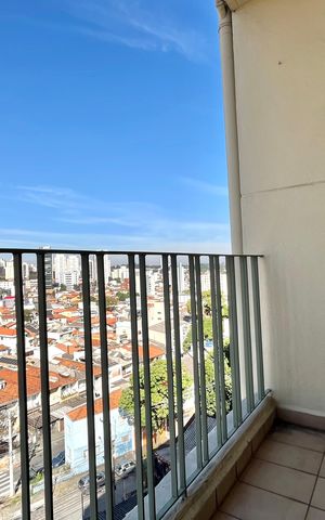 Apartamento à venda com 76m², 2 quartos e 1 vagaVaranda do Quarto 1