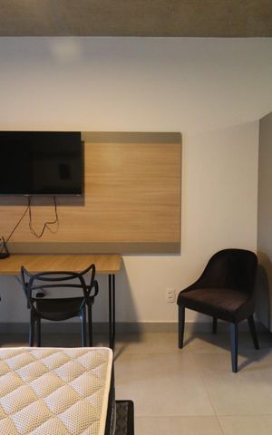 Studio para alugar com 38m², 1 quarto e 1 vaga Studio para alugar com 38m², 1 quarto e 1 vagaKitnet