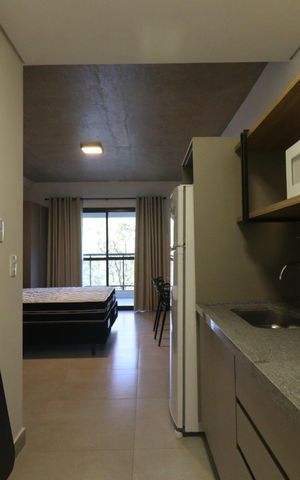 Studio para alugar com 38m², 1 quarto e 1 vaga Studio para alugar com 38m², 1 quarto e 1 vagaKitnet