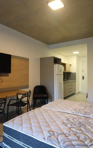 Studio para alugar com 38m², 1 quarto e 1 vaga Studio para alugar com 38m², 1 quarto e 1 vagaKitnet