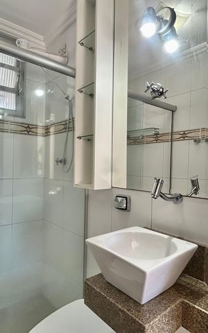Apartamento à venda com 54m², 2 quartos e sem vaga Apartamento à venda com 54m², 2 quartos e sem vagaBanheiro do Quarto 1