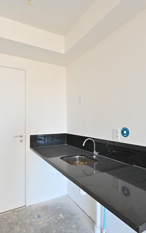 Studio à venda com 26m², 1 quarto e sem vagaCozinha