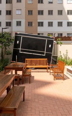 Apartamento para alugar com 45m², 2 quartos e sem vagaChurrasqueira