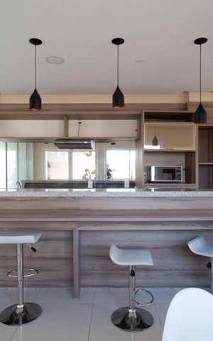 Apartamento para alugar com 35m², 2 quartos e 1 vaga Apartamento para alugar com 35m², 2 quartos e 1 vagaÁrea comum - Salão de festas