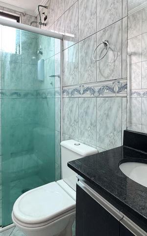 Apartamento à venda com 64m², 3 quartos e 1 vaga Apartamento à venda com 64m², 3 quartos e 1 vagaBanheiro Social