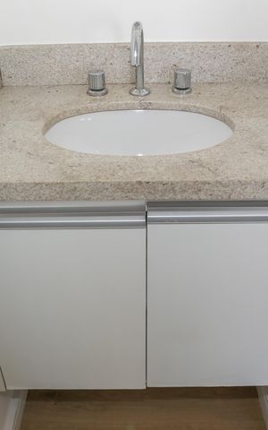 Apartamento para alugar com 36m², 1 quarto e 1 vaga Apartamento para alugar com 36m², 1 quarto e 1 vagaBanheiro