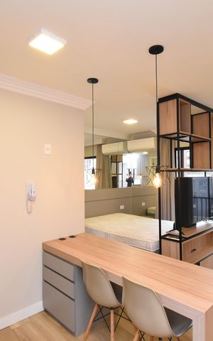 Studio para alugar com 29m², 1 quarto e 1 vagaStudio
