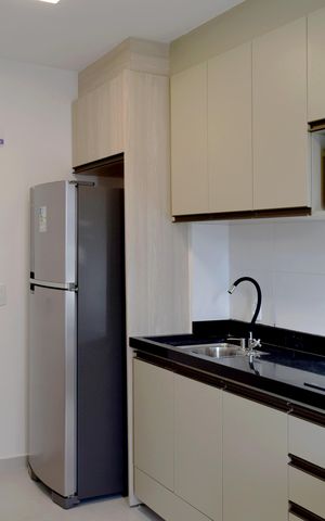 Apartamento para alugar com 27m², 1 quarto e sem vagaSala/Cozinha Integrados
