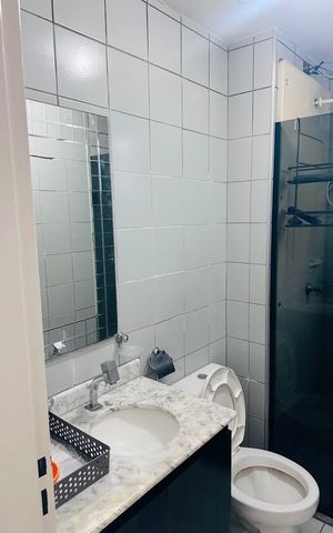 Apartamento para alugar com 50m², 2 quartos e 1 vaga Apartamento para alugar com 50m², 2 quartos e 1 vagaBanheiro