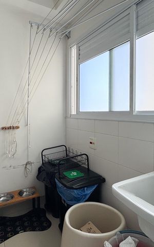 Apartamento à venda com 107m², 3 quartos e 2 vagas Apartamento à venda com 107m², 3 quartos e 2 vagasÁrea de Serviço
