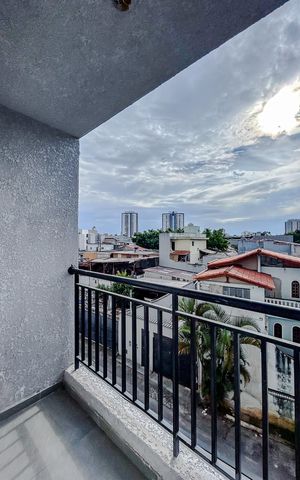 Apartamento para alugar com 24m², 1 quarto e sem vagaÁrea de Serviço