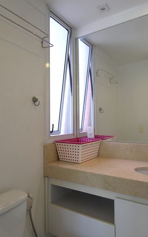 Apartamento para alugar com 50m², 1 quarto e 1 vagaBanheiro da Suíte