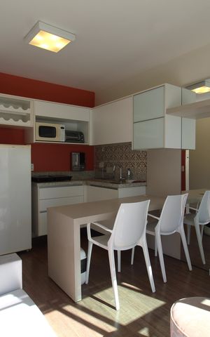 Apartamento para alugar com 50m², 1 quarto e 1 vagaSala/Cozinha
