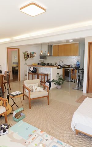 Apartamento para alugar com 115m², 2 quartos e 2 vagasSala