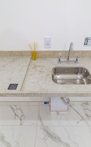 Studio para alugar com 24m², 1 quarto e sem vaga Studio para alugar com 24m², 1 quarto e sem vagaDetalhe - Cozinha