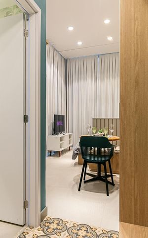 Studio à venda com 34m², 1 quarto e sem vaga Studio à venda com 34m², 1 quarto e sem vagaSala/Quarto