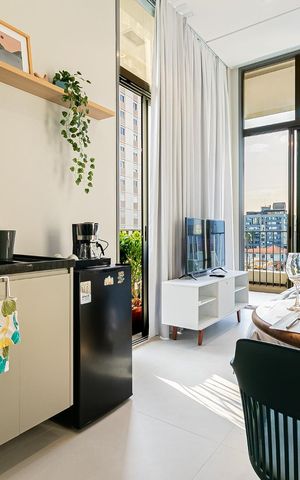 Studio à venda com 34m², 1 quarto e sem vaga Studio à venda com 34m², 1 quarto e sem vagaCozinha