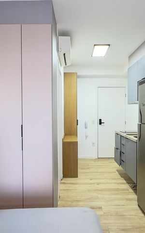 Studio à venda com 29m², 1 quarto e sem vagaStudio