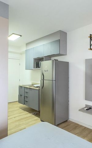 Studio à venda com 29m², 1 quarto e sem vagaStudio