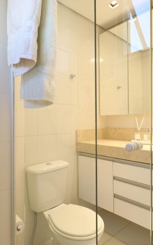 Apartamento à venda com 187m², 3 quartos e 3 vagasBanheiro da Suíte 3