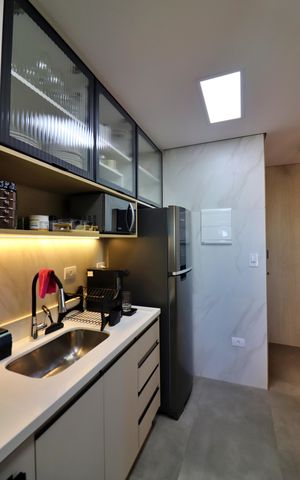 Apartamento à venda com 58m², 2 quartos e 2 vagasCozinha 