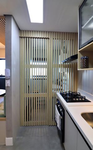 Apartamento à venda com 58m², 2 quartos e 2 vagasCozinha 