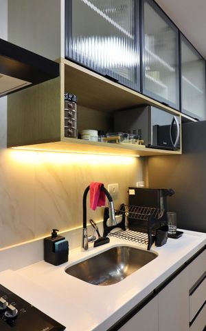 Apartamento à venda com 58m², 2 quartos e 2 vagasCozinha 