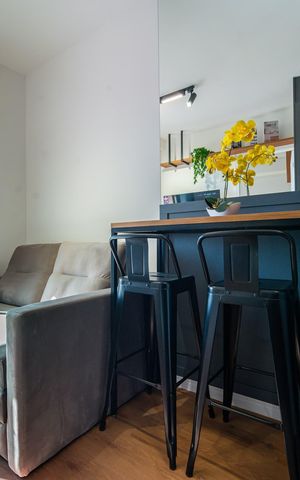Apartamento para alugar com 34m², 1 quarto e sem vaga Apartamento para alugar com 34m², 1 quarto e sem vagaSala