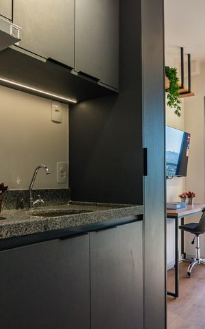 Apartamento para alugar com 34m², 1 quarto e sem vaga Apartamento para alugar com 34m², 1 quarto e sem vagaCozinha