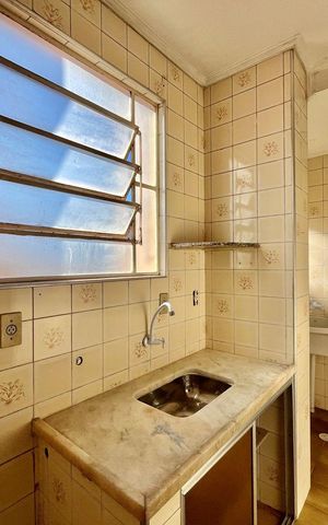 Studio à venda com 47m², 1 quarto e sem vagaCozinha e Área de Serviço