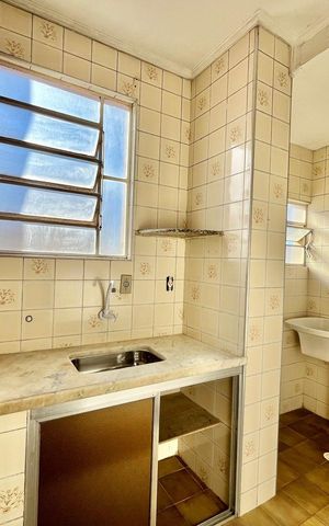 Studio à venda com 47m², 1 quarto e sem vagaCozinha e Área de Serviço