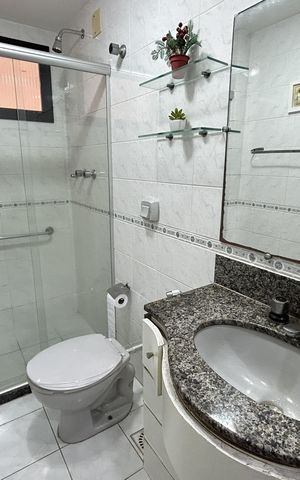 Apartamento à venda com 95m², 2 quartos e 1 vagaBanheiro Social