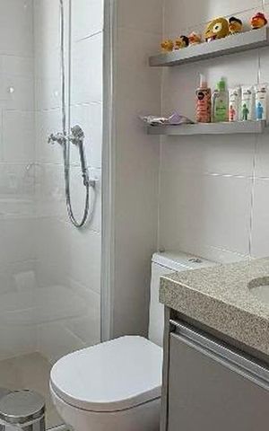Apartamento à venda com 135m², 3 quartos e 3 vagas Apartamento à venda com 135m², 3 quartos e 3 vagasBanheiro social