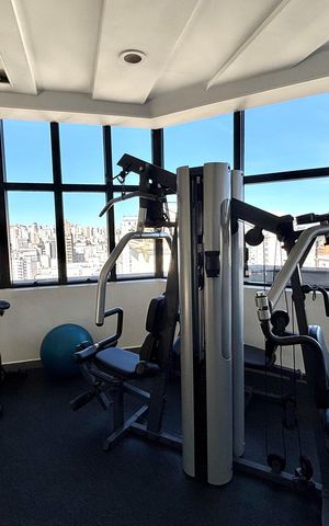 Apartamento à venda com 33m², 1 quarto e 1 vaga Apartamento à venda com 33m², 1 quarto e 1 vagaÁrea comum - Academia