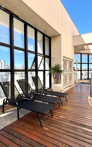 Apartamento à venda com 33m², 1 quarto e 1 vaga Apartamento à venda com 33m², 1 quarto e 1 vagaÁrea comum - Piscina