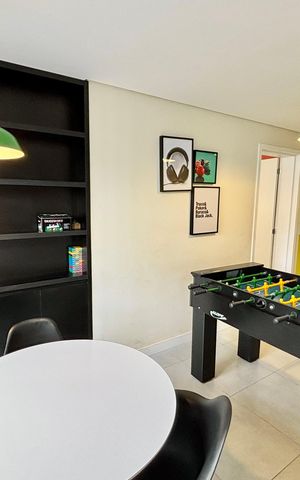 Apartamento à venda com 47m², 2 quartos e 1 vaga Apartamento à venda com 47m², 2 quartos e 1 vagaSalão de jogos
