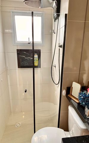 Apartamento à venda com 47m², 2 quartos e 1 vaga Apartamento à venda com 47m², 2 quartos e 1 vagaBanheiro
